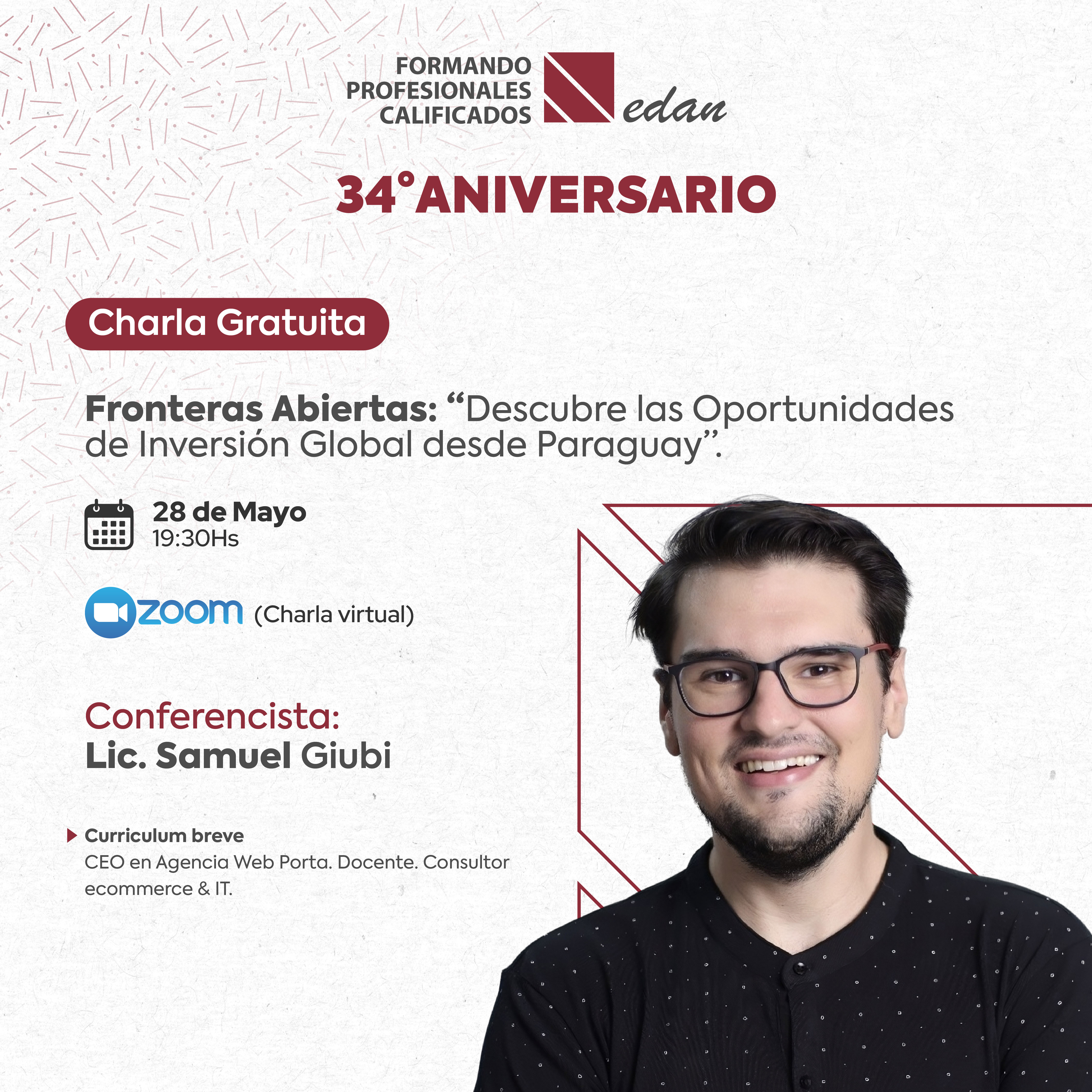 Conferencia: "Descubre las Oportunidades de Inversión Global desde Paraguay"